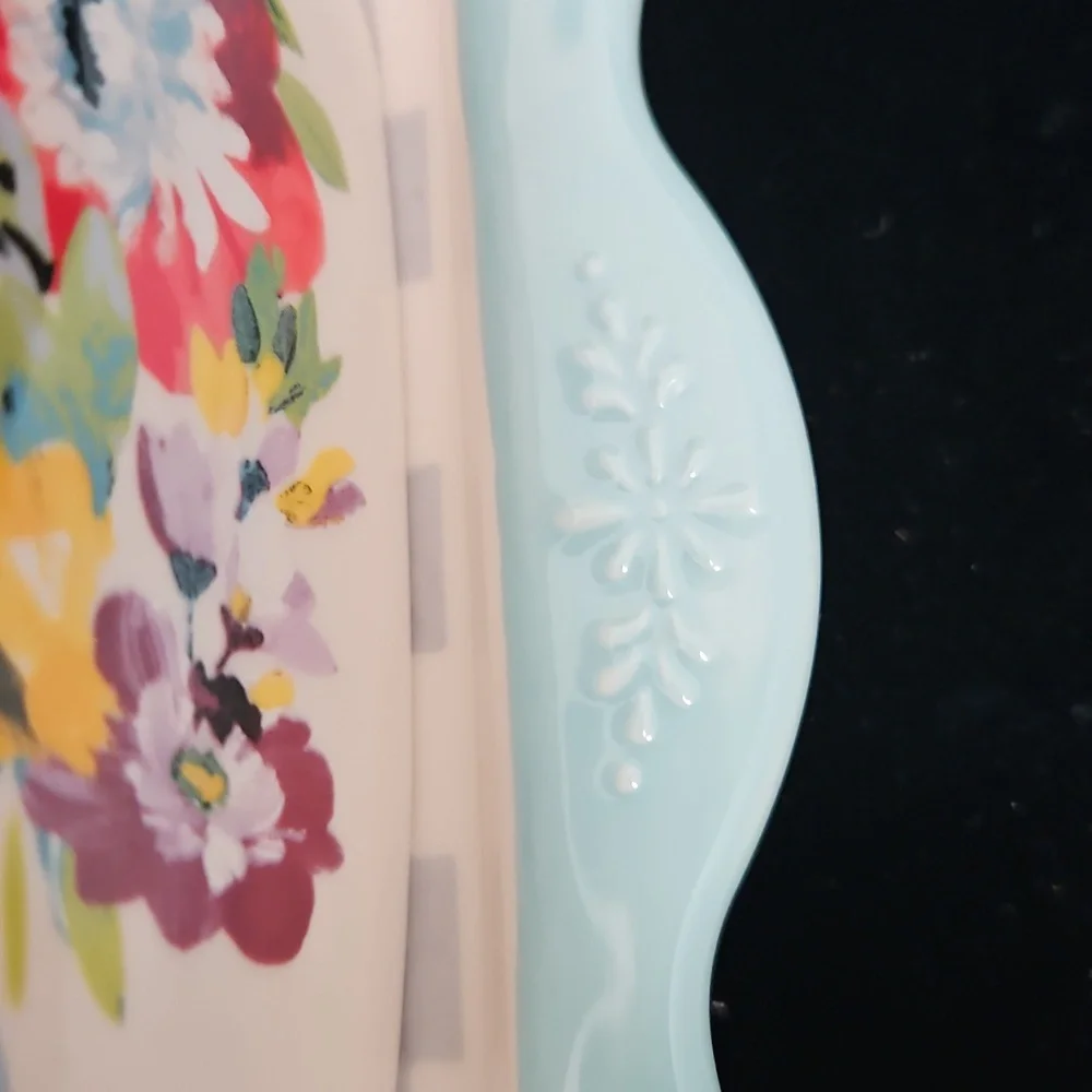 The Pioneer Woman Sweet Romance Ceramic Floral Butter Dish - Picture 6 of 6